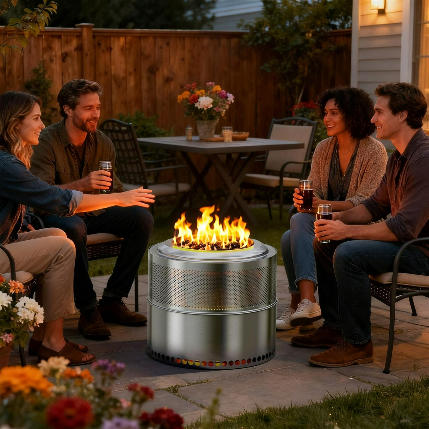 Outdoor Camping Fire - 50 CM Smokeless Camping Fire Pit