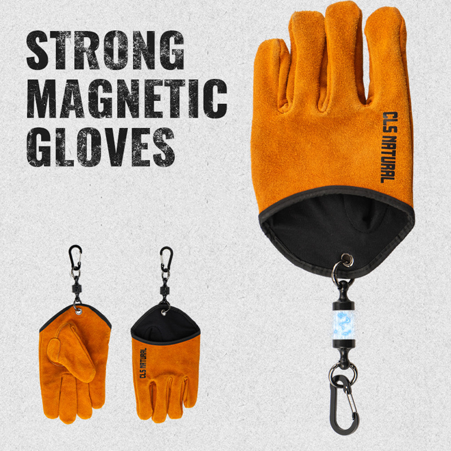 Outdoor Camping Fire - Heat Resistant BBQ Gloves Cowhide Leather