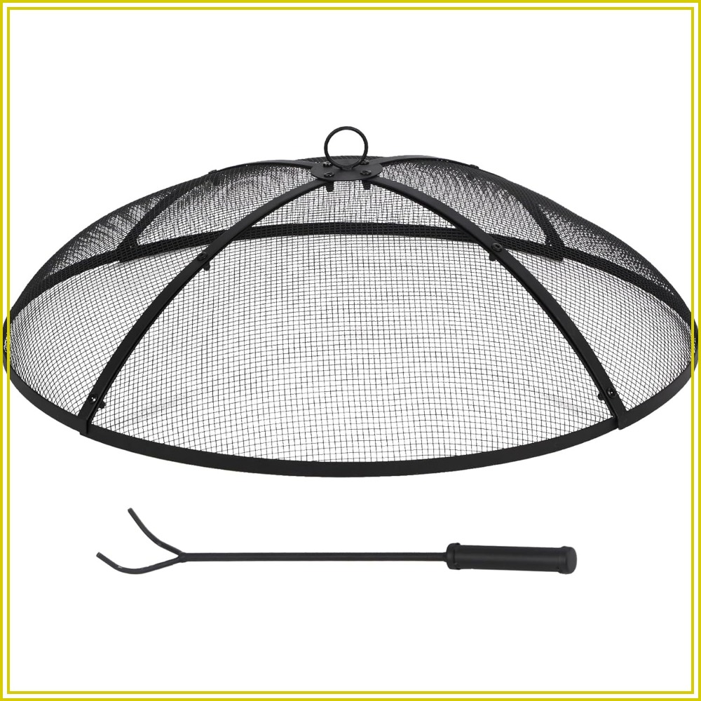 Outdoor Camping Fire - 30 Inch Fire Pit Screen with