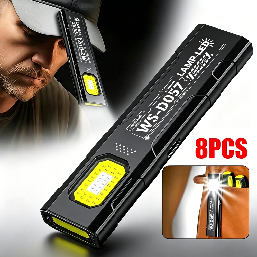 Outdoor Camping Glamping - Powerful Mini COB Keychain Flashlight 5