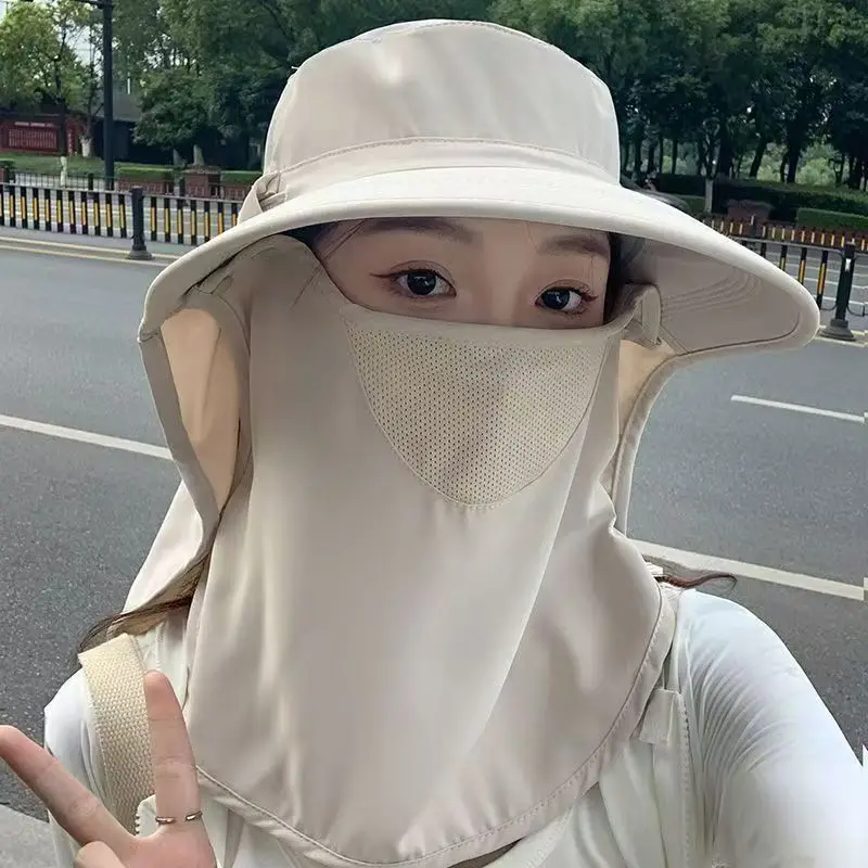 Camping Outdoor Quick Drying Sun Neck Protection Cap Hat - Summer Quick Drying Sun Hat UV