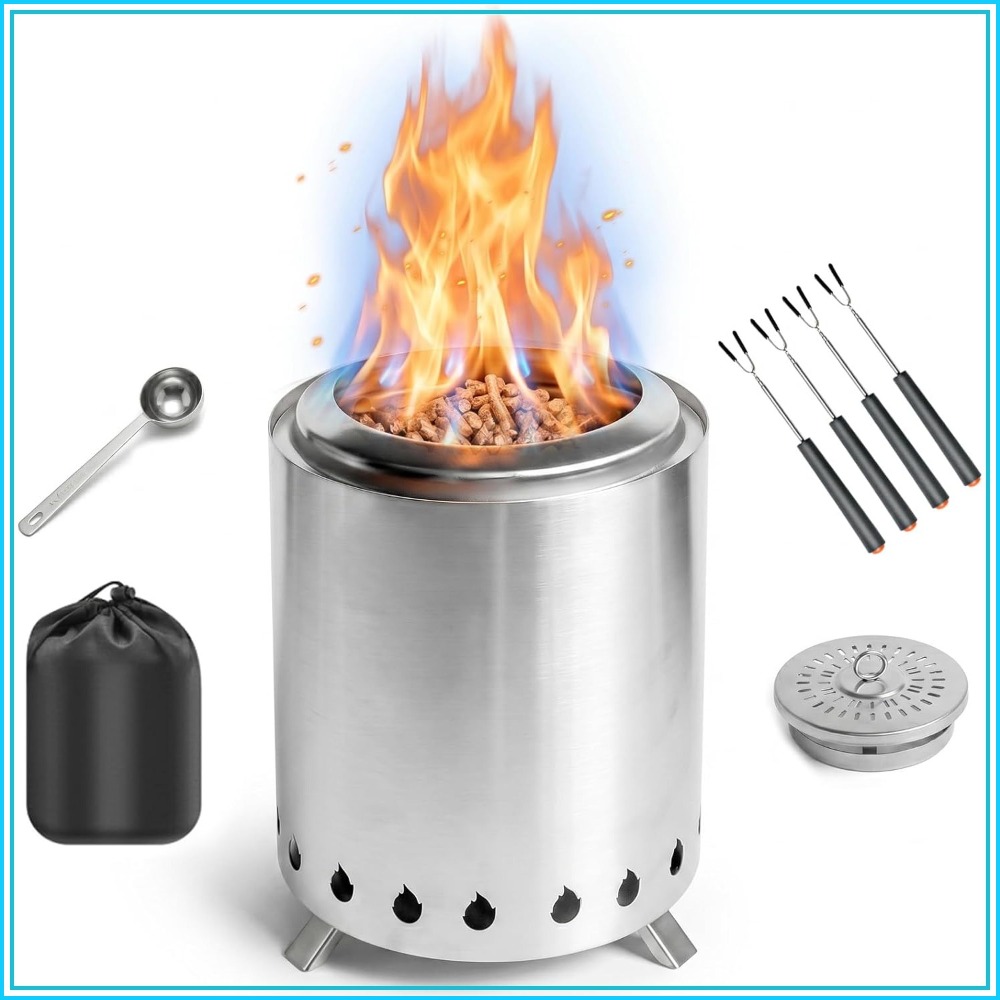 Outdoor Camping Fire - 7 Inch Tabletop Fire Pit Outdoor,