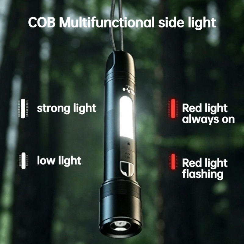 Multi Functional LED Flashligh - Outdoor Camping Lighting recensione e prezzo
