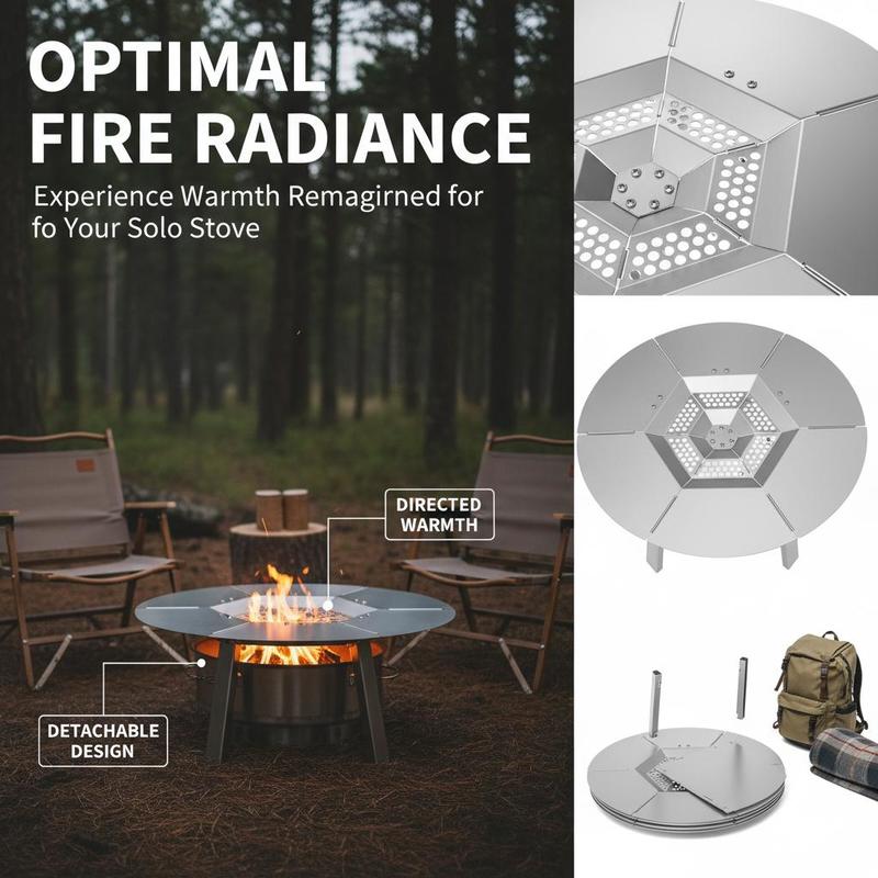 Fireplace Radiant Plate 20 inc - Outdoor Camping Burner recensione e prezzo
