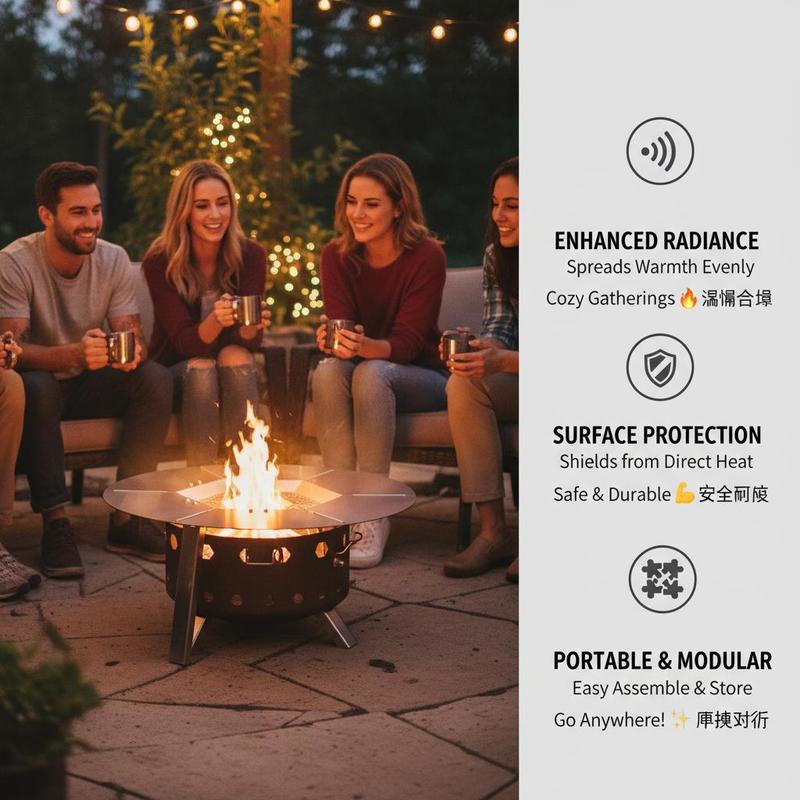 Fireplace Radiant Plate 20 inc - Outdoor Camping Burner recensione e prezzo