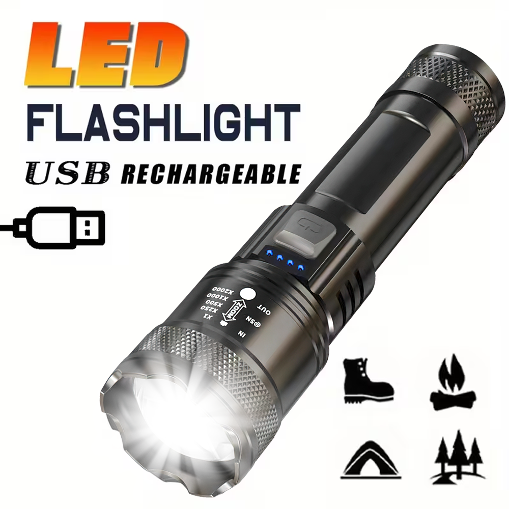 Super Bright LED Flashlight US - Outdoor Camping Lighting recensione e prezzo