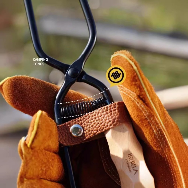 Camping BBQ Fire Tongs Extende - Outdoor Camping Fire recensione e prezzo