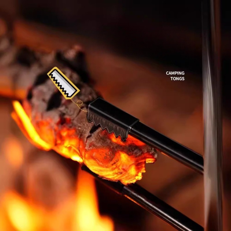 Camping BBQ Fire Tongs Extende - Outdoor Camping Fire recensione e prezzo