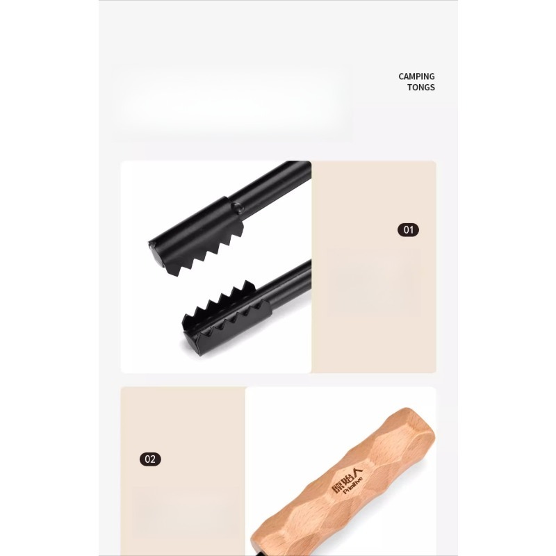 Camping BBQ Fire Tongs Extende - Outdoor Camping Fire recensione e prezzo