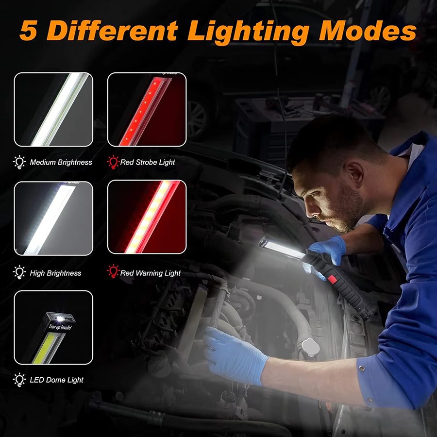 Portable LED Flashlight with M - Outdoor Camping Lighting recensione e prezzo