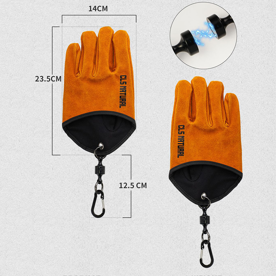 Heat Resistant BBQ Gloves Cowh - Outdoor Camping Fire recensione e prezzo