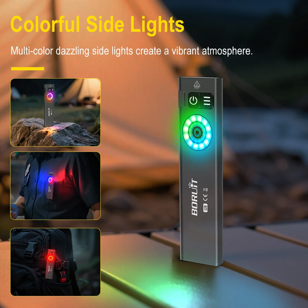 BORUiT U8 650LM EDC LED Flashl - Outdoor Camping Glamping recensione e prezzo