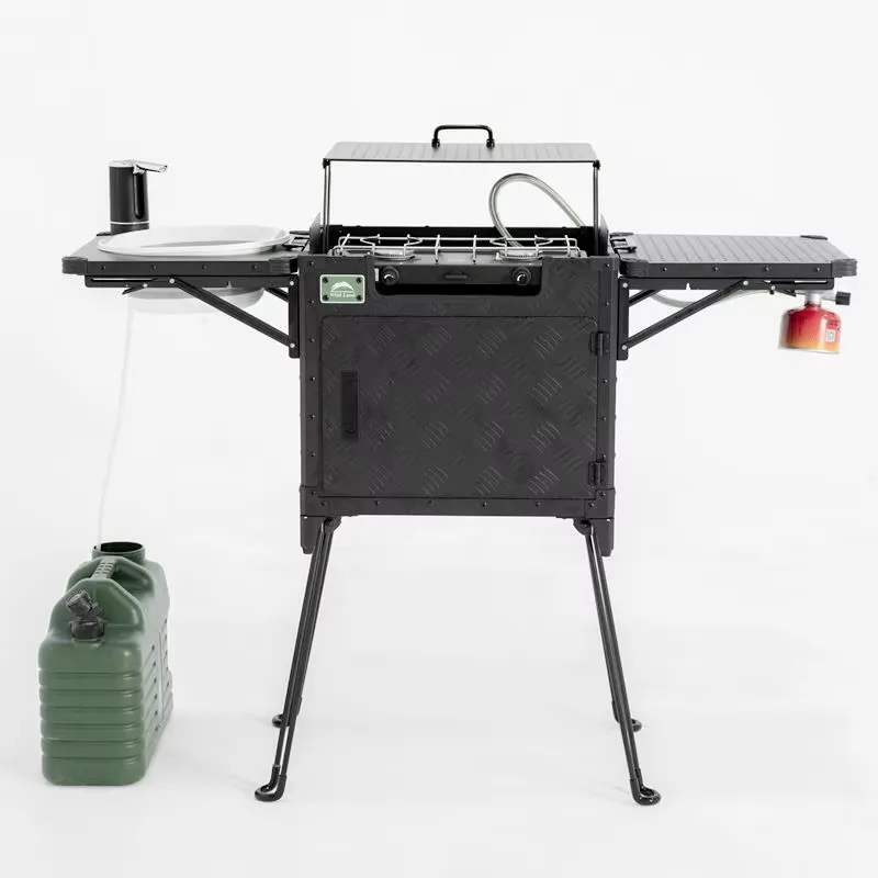 Deluxe Family Camping Kitchen  - Outdoor Camping Kitchen Setup recensione e prezzo