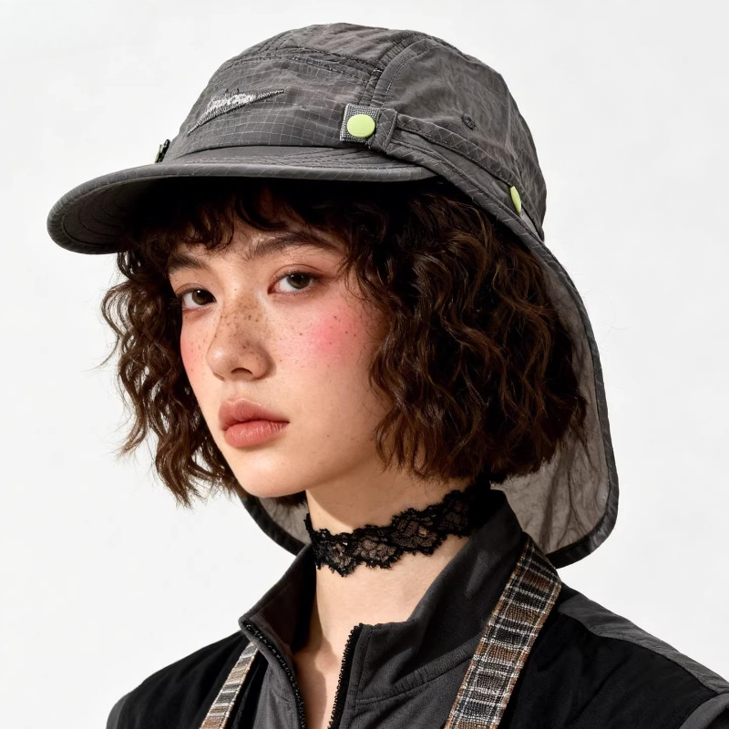 Summer New Detachable Neck Sha - Camping Outdoor Quick Drying Sun Neck Protection Cap Hat recensione e prezzo