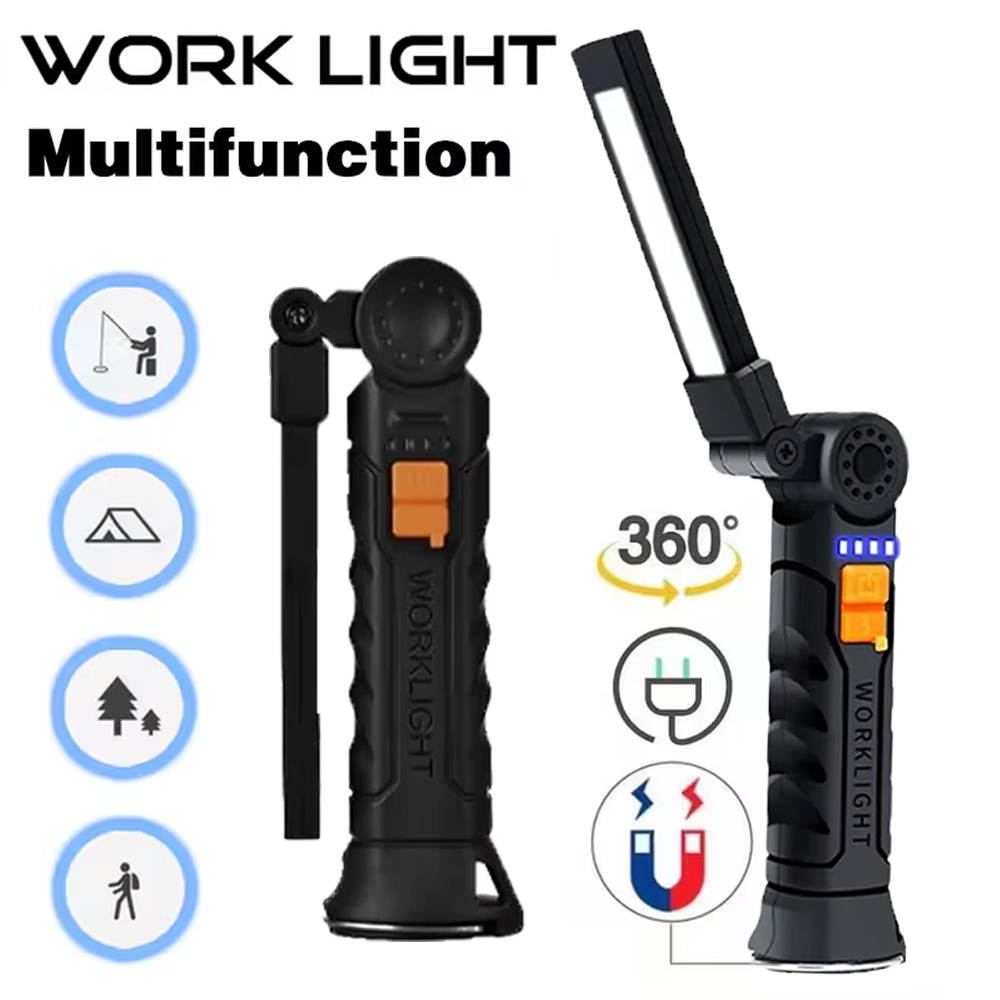 Portable COB LED Flashlight US - Outdoor Camping Lighting recensione e prezzo
