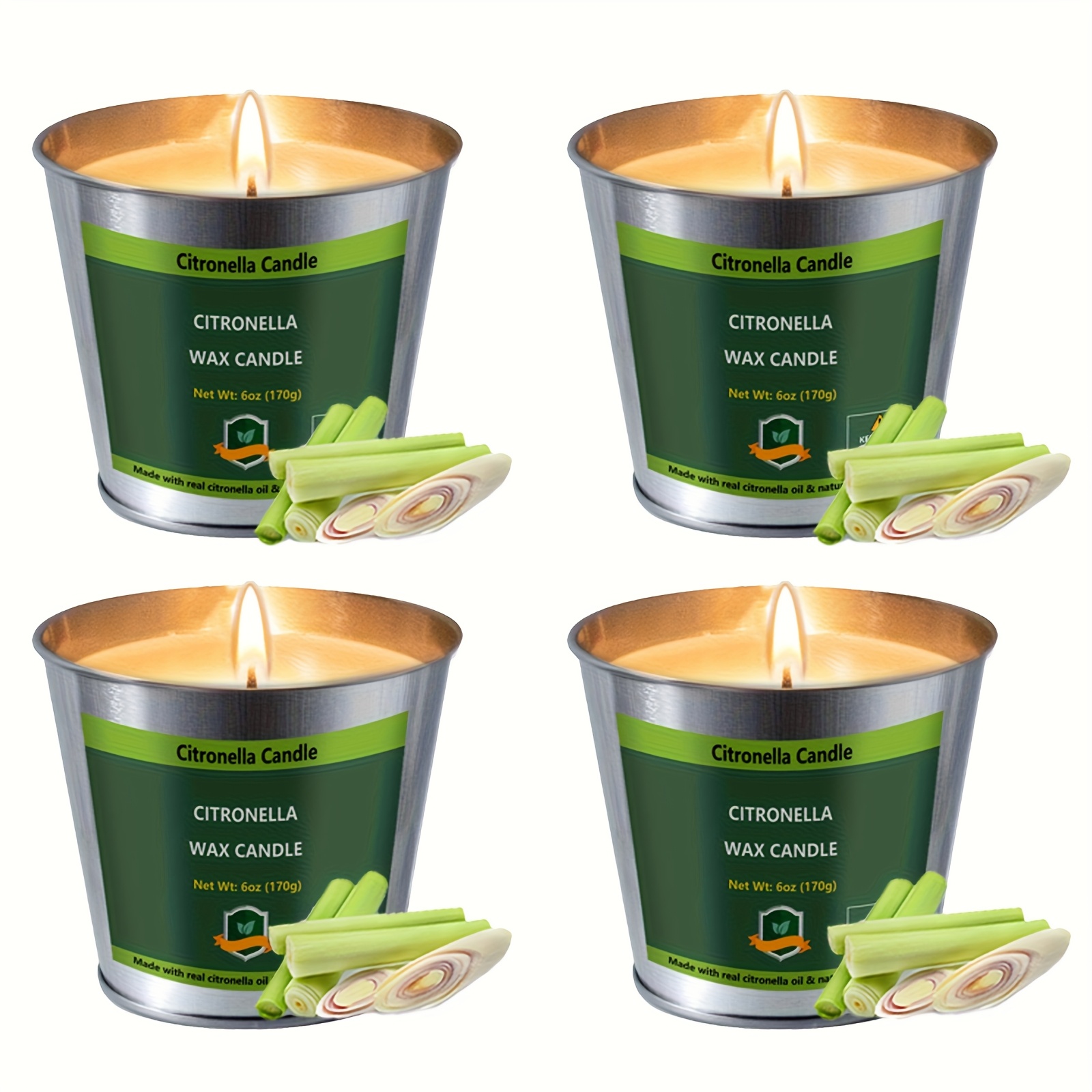 4pcs Citronella Candles Outdoo - Outdoor Camping Set recensione e prezzo