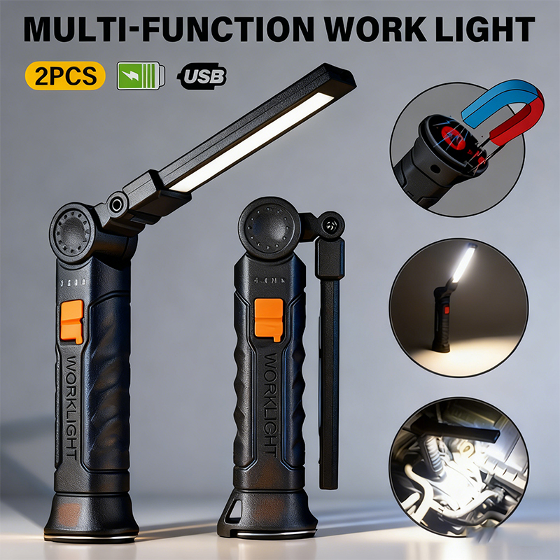 Portable COB LED Flashlight US - Outdoor Camping Lighting recensione e prezzo