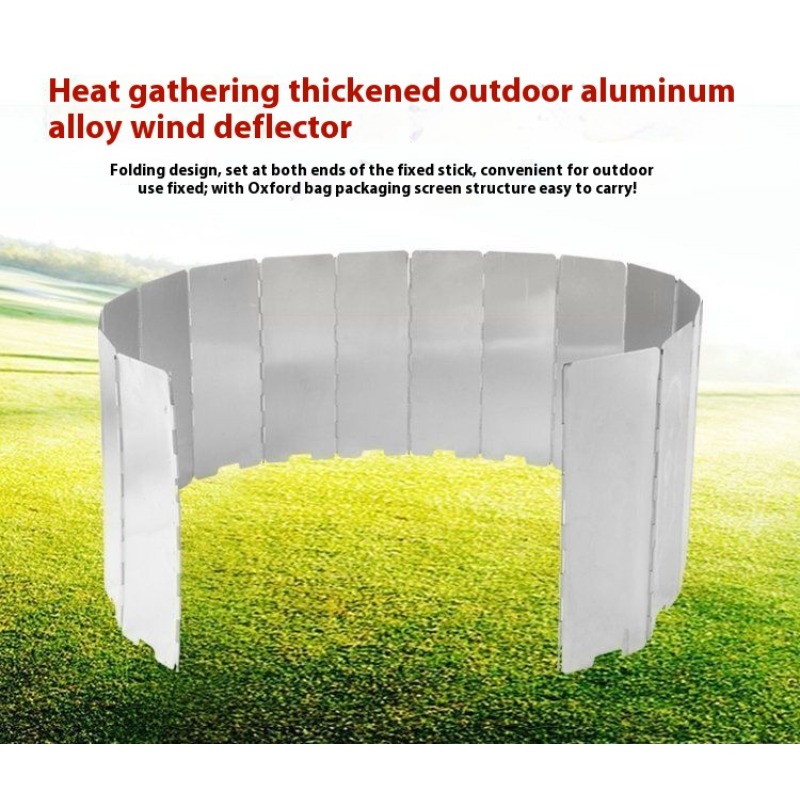 Portable Camping Windshield Fo - Outdoor Camping Burner recensione e prezzo
