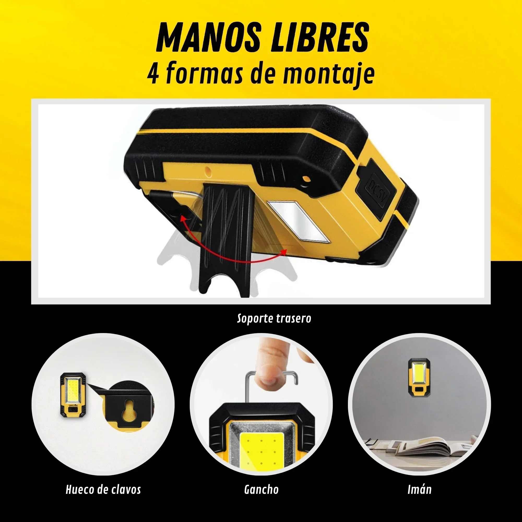 Rechargeable 4000MaH Work Ligh - Outdoor Camping Lighting recensione e prezzo