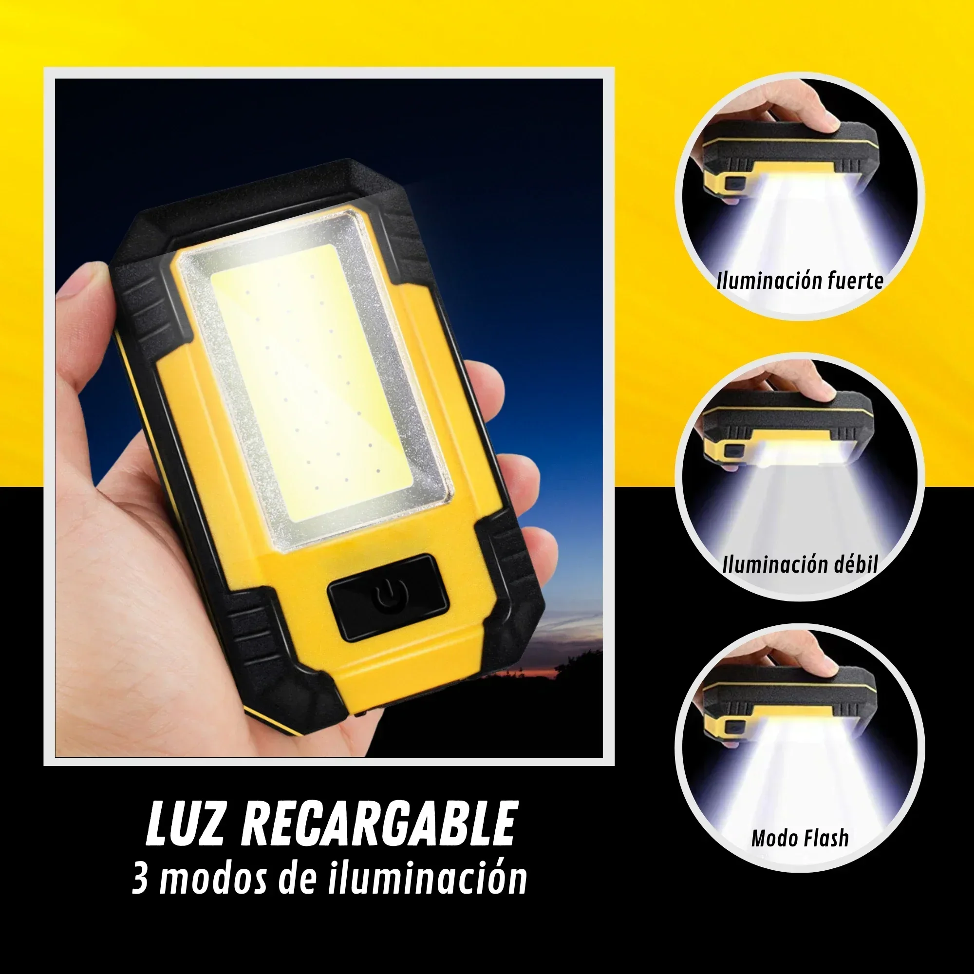 Rechargeable 4000MaH Work Ligh - Outdoor Camping Lighting recensione e prezzo