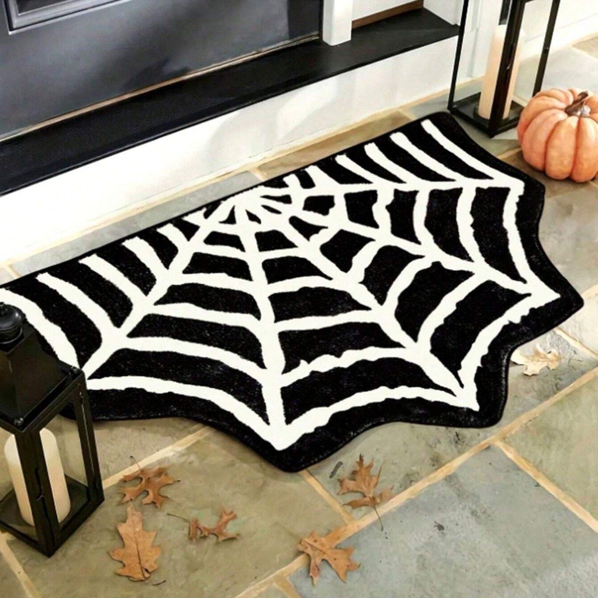 Black Halloween Bat Rug Non Sl - Outdoor Camping Kitchen Setup recensione e prezzo