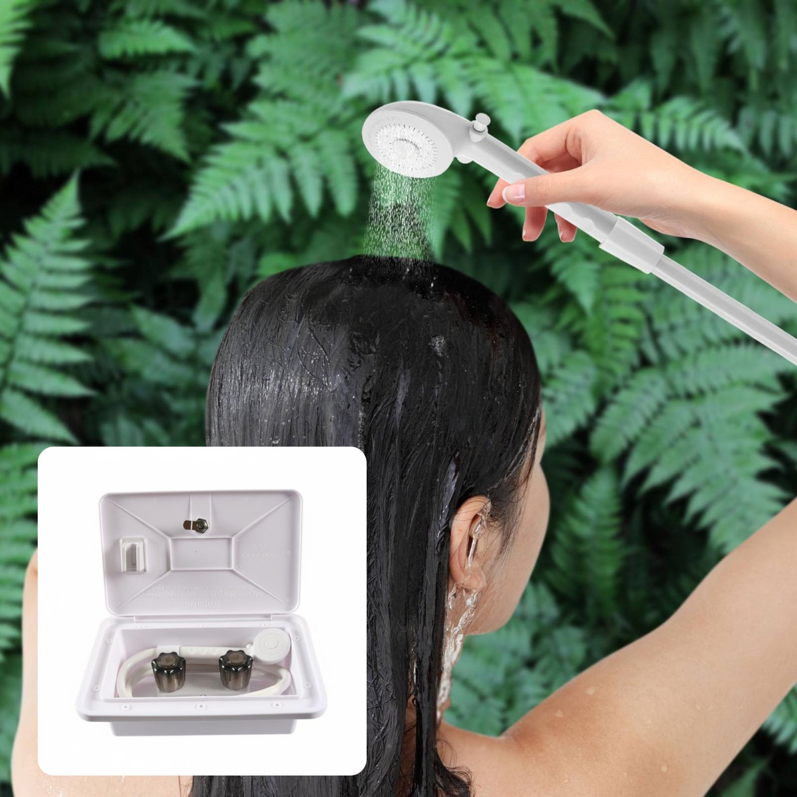 RV Exterior Shower Box Compact - Outdoor Camping Set recensione e prezzo