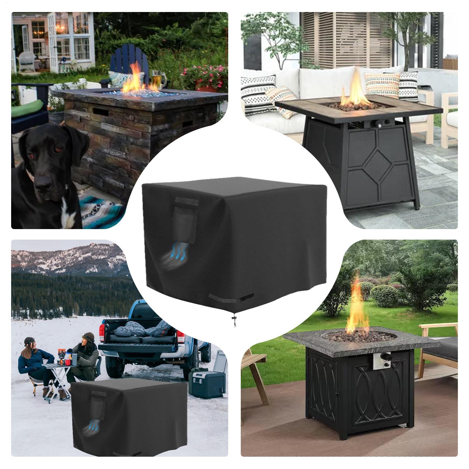 Fire Pit Cover Square 30 Inch  - Outdoor Camping Fire recensione e prezzo