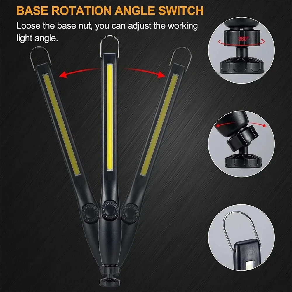 Portable COB LED Work Light US - Outdoor Camping Glamping recensione e prezzo