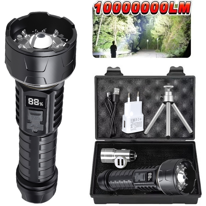 COB LED Flashlight Rechargeabl - Outdoor Camping Lighting recensione e prezzo