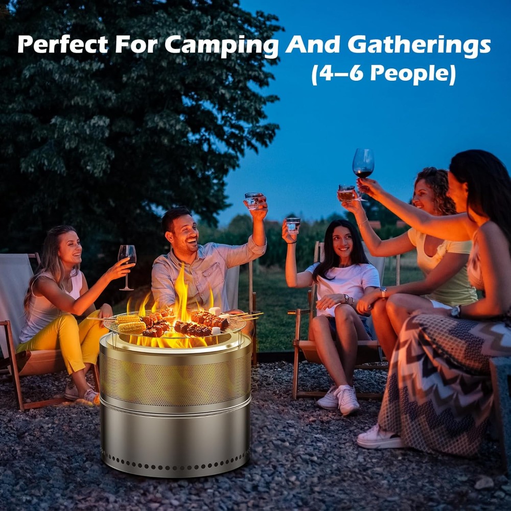 Smokeless Fire Pit Outdoor, 20 - Outdoor Camping Fire recensione e prezzo