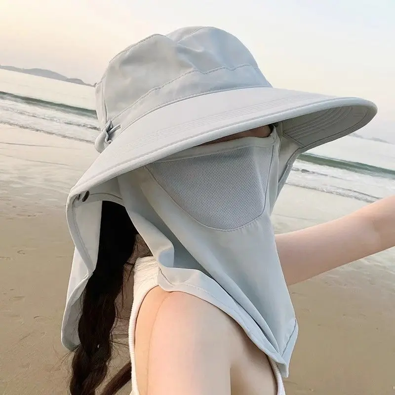 Summer Quick Drying Sun Hat UV - Camping Outdoor Quick Drying Sun Neck Protection Cap Hat recensione e prezzo