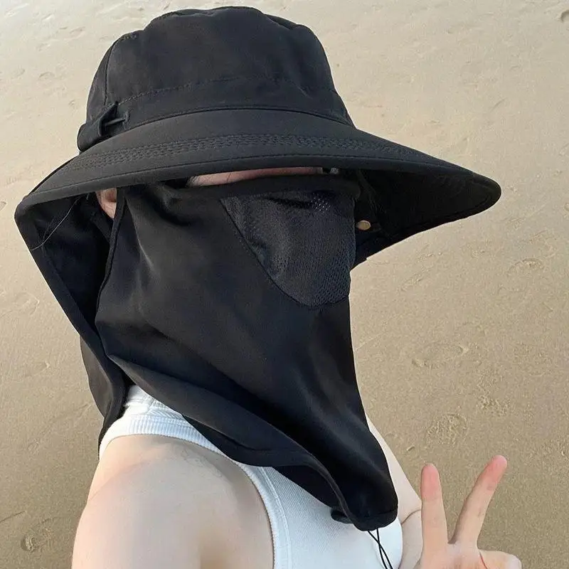 Summer Quick Drying Sun Hat UV - Camping Outdoor Quick Drying Sun Neck Protection Cap Hat recensione e prezzo