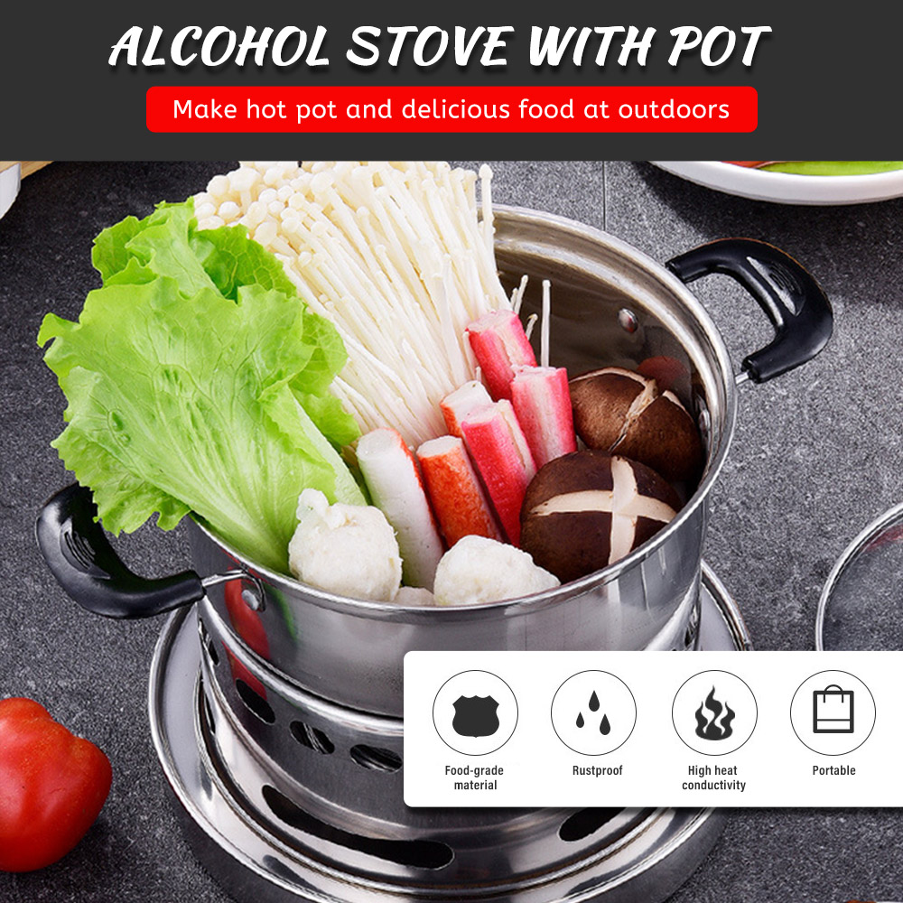 Outdoors Stainless Steel Alcoh - Outdoor Camping Burner recensione e prezzo