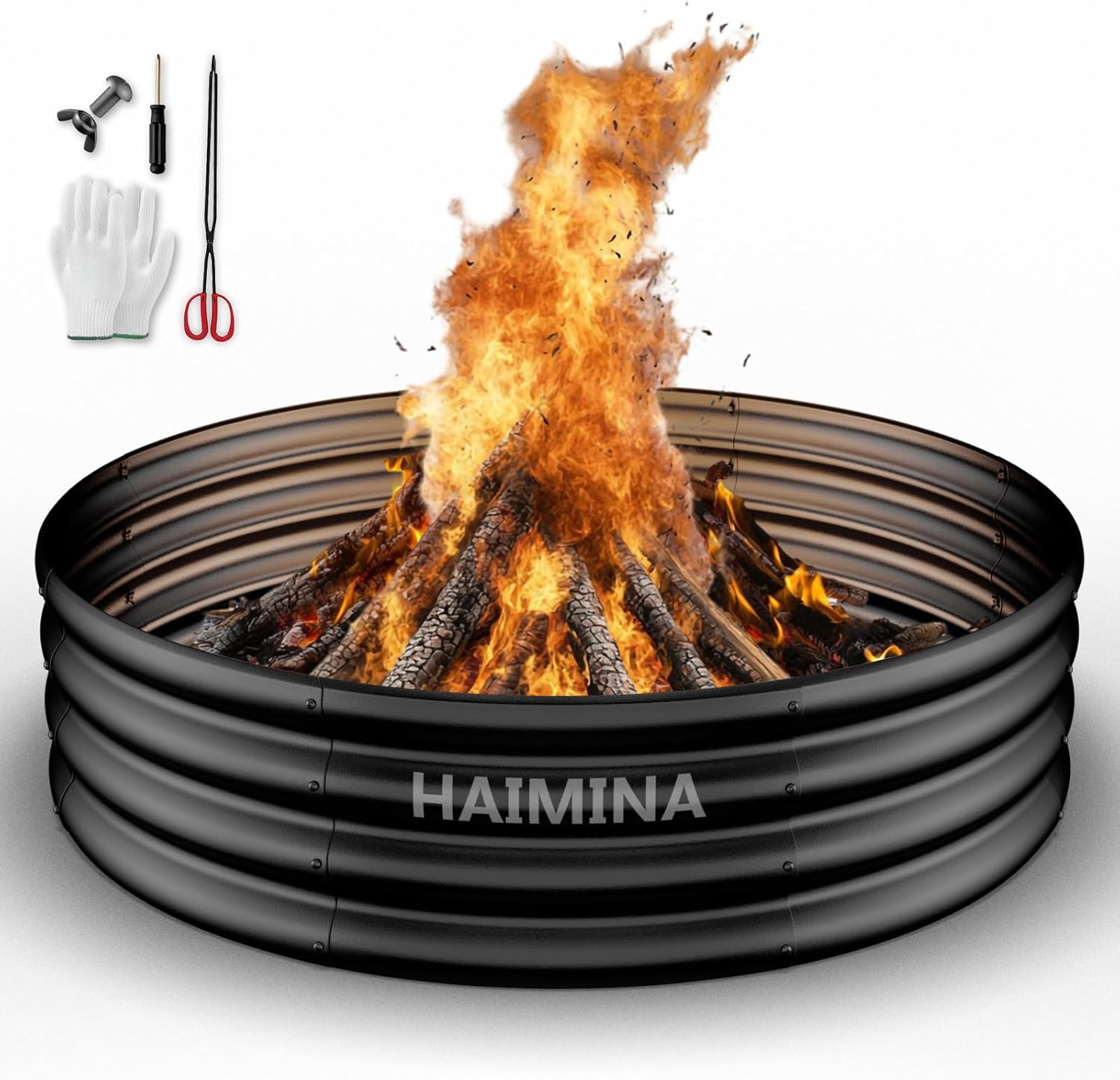 36 Inch Heavy Duty Fire Pit Ri - Outdoor Camping Fire recensione e prezzo