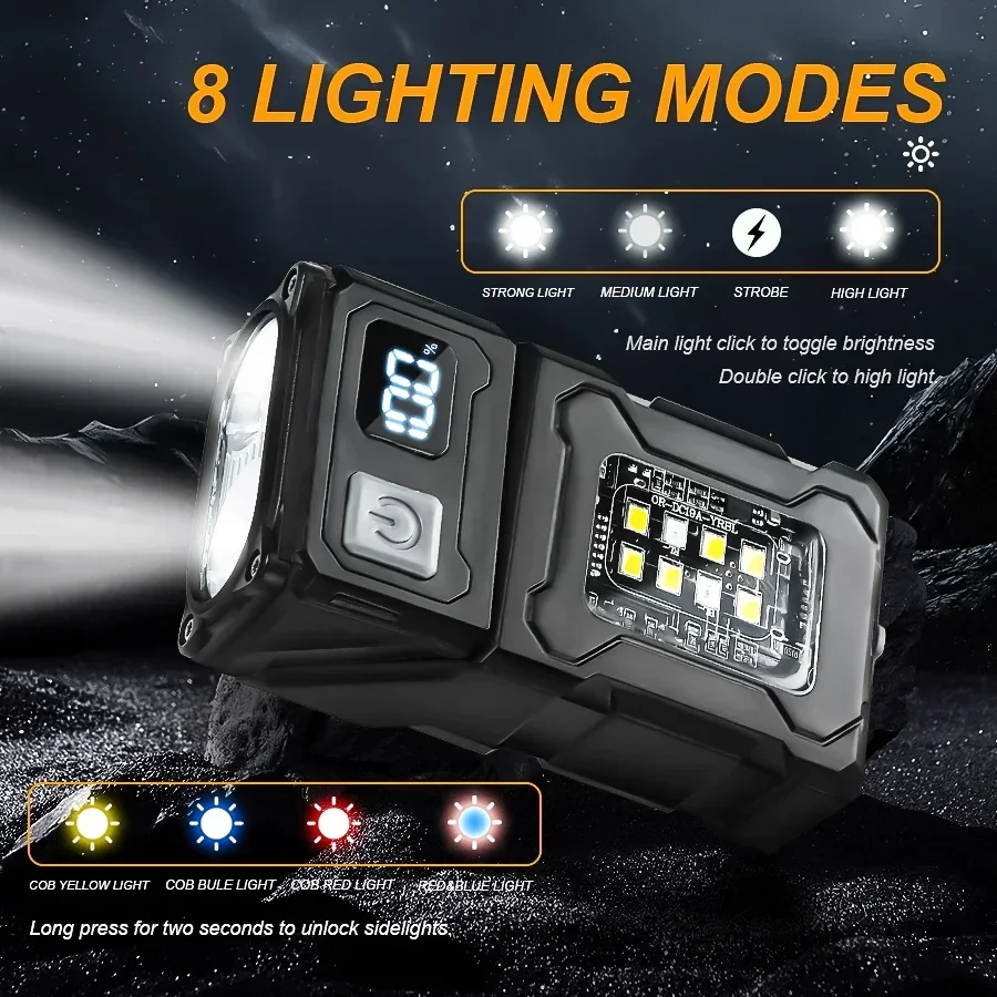 2/1Pcs Portable Flashlight Sup - Outdoor Camping Glamping recensione e prezzo