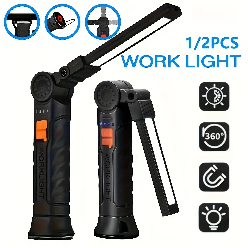 Portable COB LED Flashlight Re - Outdoor Camping Glamping recensione e prezzo