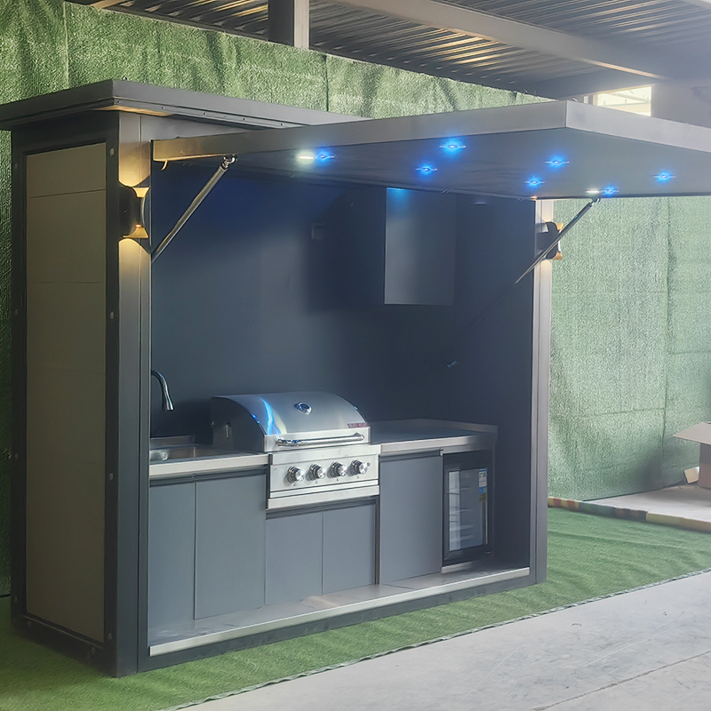 Portable Outdoor Kitchen Pod W - Outdoor Camping Kitchen Setup recensione e prezzo