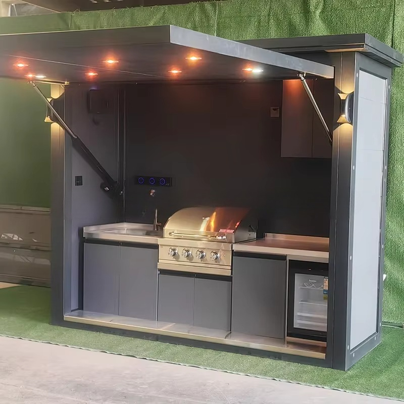 Portable Outdoor Kitchen Pod W - Outdoor Camping Kitchen Setup recensione e prezzo