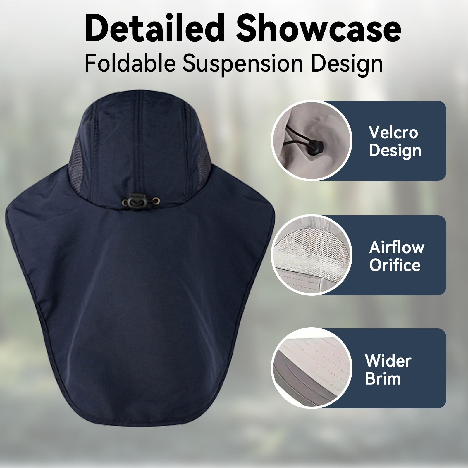 Outdoor UV Protection Sun Hat  - Camping Outdoor Quick Drying Sun Neck Protection Cap Hat recensione e prezzo