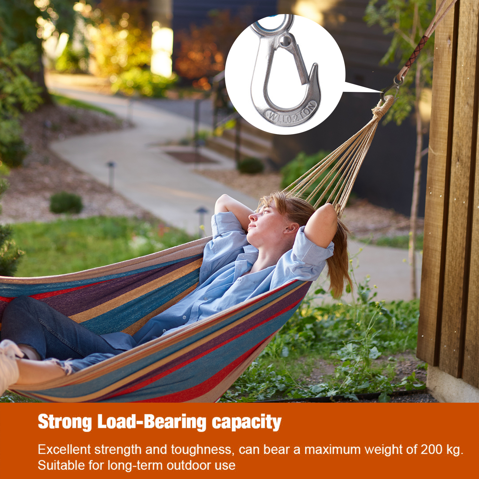 Swing Suspension Strap with He - Outdoor Camping Hammock recensione e prezzo