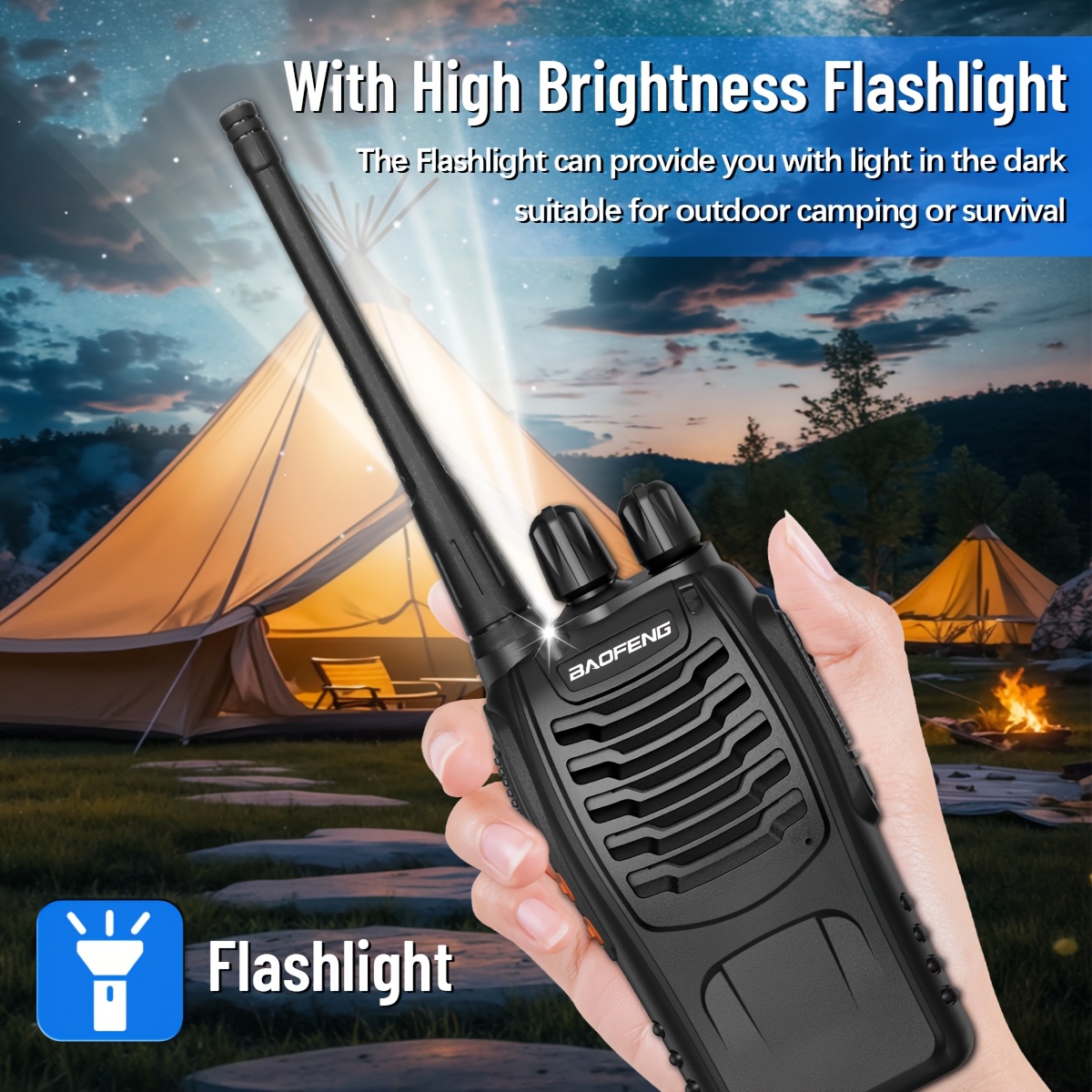 Baofeng Long Range Walkie Talk - Outdoor Camping Lighting recensione e prezzo